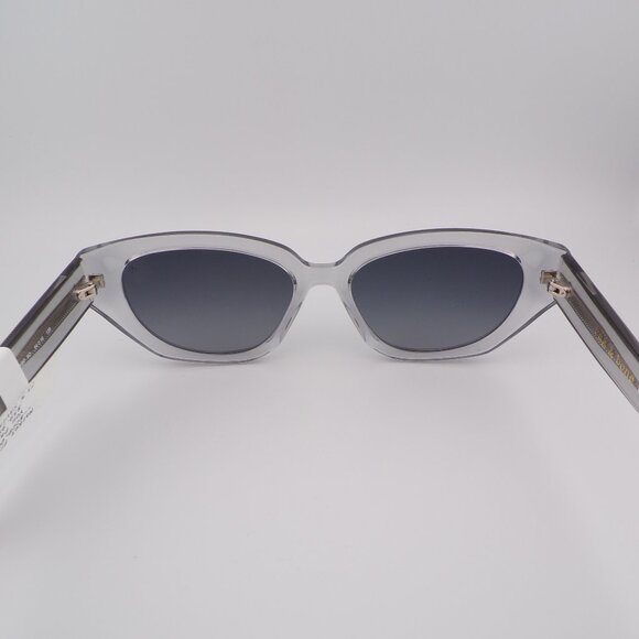 Rag & Bone Transparent Semi-Cat Eye Shades, Metal Accent Gradient 54mm 1055S